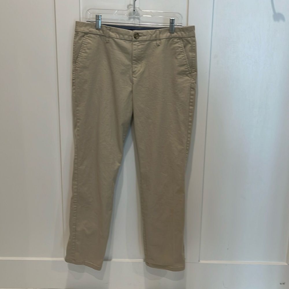 Tommy Hilfiger Khaki Straight-Leg Chinos